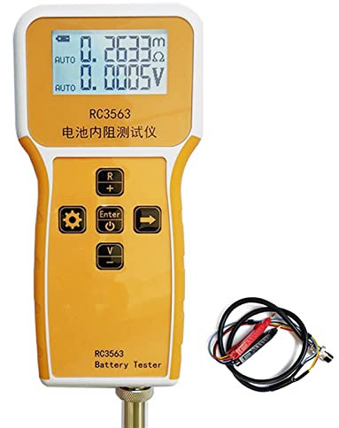Tester per batterie Sonda di fascia alta Rc3563. Rilevatore di resistenza interna ad alta precisione Vero a quattro fili corrente alternata Tester di batteria al litio acido al litio al litio Ampia co
