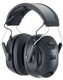 3M WorkTunes Connect & Solar Protector auditivo inalámbrico con tecnología Bluetooth + USB-C 90573E-1