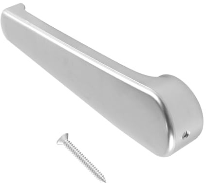 Hoite badrumsdörrhandtag – 7 mm hål för husvagnar och husbilar, med fixeringsskruv (silver)