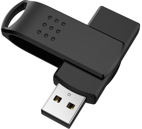 KEXIN Memoria USB de 16 GB, giratorias, USB 2.0, 16 GB, Memoria Flash USB para Almacenamiento de Datos