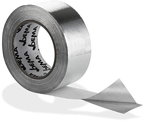 DEMA Aluminium Alu Klebeband Aluband Aluminiumband Aluminiumklebeband 50 mm x 50 m