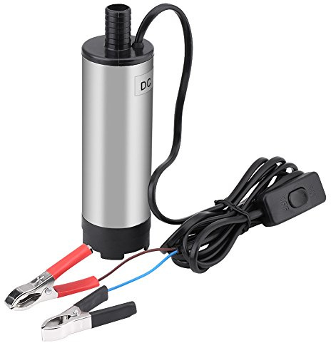 Bomba eléctrica de Transferencia 51 mm Sumergible Desmontable para Combustible Diesel Aceite Agua DC 12V
