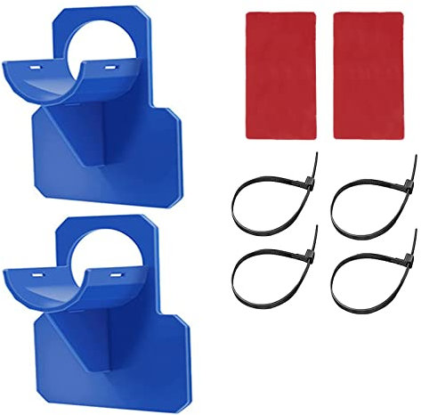 2 Stücke Pool Schlauchhalter, 30–38mm Schwimmbad Rohrhalterung, Rohrhalter für Schwimmbecken, Knickschutz Schwimmbad Rohrhalterungen Poolzubehör aus Kunststoff, Anti-Reißen, Anti-Strain, Blau