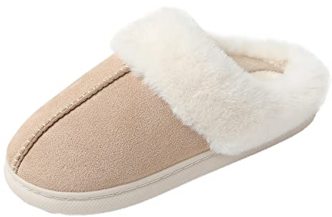 JOMIX Zapatillas Casa Mujer Invierno Calientes Pantuflas Mujer Cerradas con Peluche