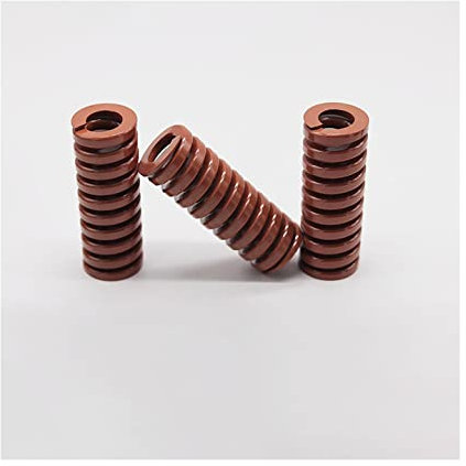 VLIZO Stahlfedern 3X Kompressionsfeder Braun Extrem Schwere Belastung Außendurchmesser 8 Mm × Innendurchmesser 4 Mm × Länge 20–100 Mm Edelstahlfeder