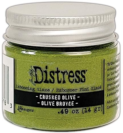 Ranger Tim Holtz Distress Embossing Glaze Crushed Olive
