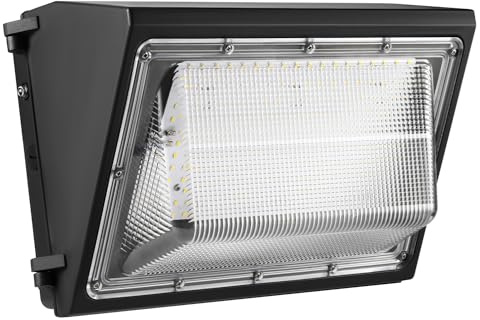Dusk to Dawn 120W LED Wall Pack Light, 15600LM 600-800W HPS/HID Equivalent, 5000K Daylight Commerical/Industrial Outdoor Security Lighting, ETL for Parking Lot,Warehouse,Entrance,Garages