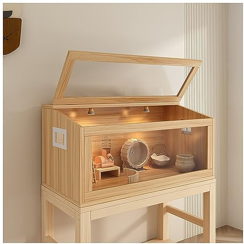 Rutin Hühner Futterbox Hamsterkäfig Kleintier-Lebensraum - Einfach zu montieren und zu reinigen - Ideal für Kaninchen, Meerschweinchen - Vielseitiges und geräumiges Gehege für Ihre Haustiere