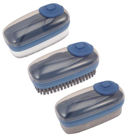 Anneome 3stücke Schuhreinigungsbürste Mit Reinigungs Pinsel Für Schuhe Reinigen Und Wäschebürste Zuhause Für Kleiderbürste Und Schuhreinigung