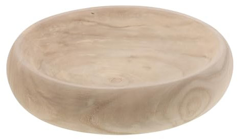 Cabilock Cuenco de Madera para Ensalada de Estilo Japonés Cuenco para Fruta Cuenco Decorativo Pequeño