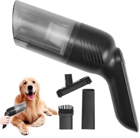 Dog Shedding Vacuum, Cordless Grooming Vacuum For Shedding, Handheld Small Animals Cleaning Tool, Multifunctional Lint Remover For All Types Of Dogs, Cats Or Other Pets