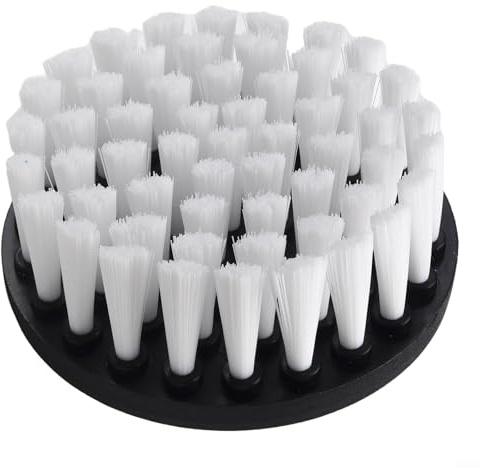 Bohrbürsten für die Reinigung, 10,2 cm Bohrmaschinen-Bürstenaufsatz, weiche Borsten, für Teppich, Leder, Sofa, Stuhl, Polsterreinigung