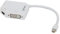 Manhattan 207362 - Adattatore Mini DisplayPort 3 in 1 4 K da Mini DisplayPort maschio a HDMI/DVI/VGA femmina passivo/attivo bianco