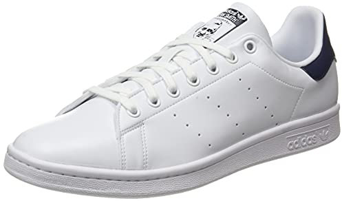 adidas Herren Stan Smith Sneaker, Cloud White/Cloud White/Collegiate Navy, 40 2/3 EU