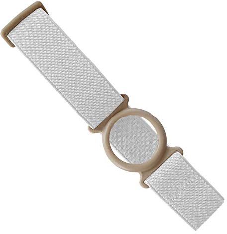 Diasticker® Freestyle Libre Nastro di fissaggio – Anello: beige (medio: 25 – 35 cm, bianco) | Flessibile – Impermeabile – Sensitivo | Fissaggio del sensore, protezione del sensore | Selezione di