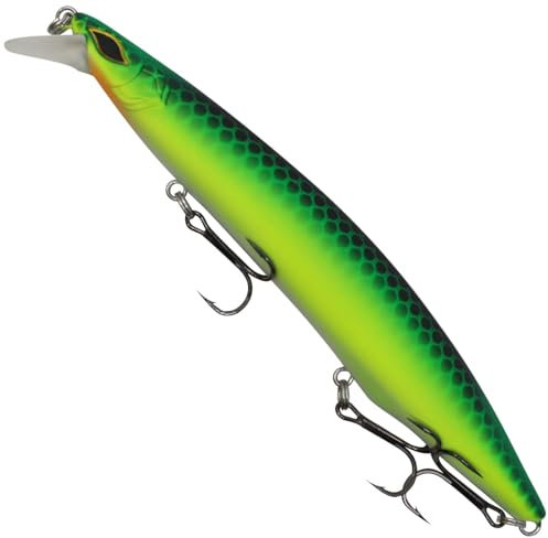 FTM Seika Nightveit Wobbler 140mm 14cm 27g UV Flash 8900207 Zanderwobbler Wobbler zum Zanderangeln
