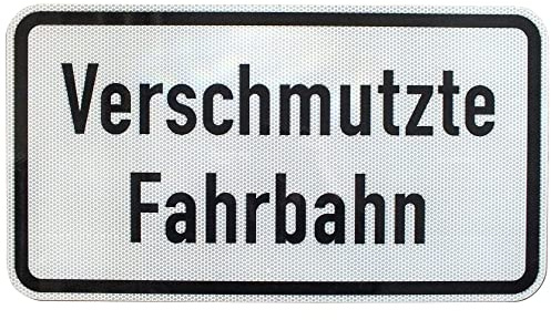 Original Verkehrszeichen RA2 Nr. 1007-35 Verschmutzte Fahrbahn 330 x 600 mm StVO RSA-21 RAL Straßenschild Baustellenschild Verkehrszeichen Verkehrsschilder Schild Schilder Straßenzeichen