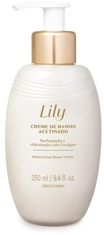 O Boticário Lily Crema de Ducha Satinada Sofisticado Lujoso Hidratación Profunda 250ml