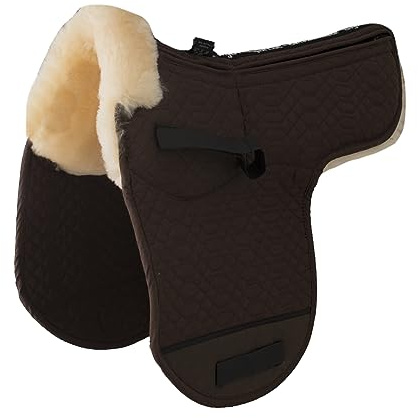 Engel Reitsport | SADEK1AP| Lammfell Satteldecke | Korrektur Aufpolsterbar | Fell in Sattellage | Fellkranz vorne |