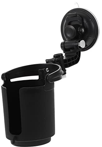 TOPPERFUN Portavasos para Coche Ventosa Previene Derrames Soporte para Botellas y Latas de Bebida, Adecuado para Vehículo, Uso Diario en Carretera Compatible Mayoría de Automóviles