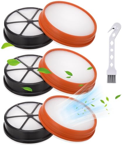 3 pack Type 90 filter replacement for Vax Mach Air Lift Stretch, Zoom, Zoom | Pet Series Vacuum Cleaner Filter Kit for Vax Type 90, compare to part 1-1-134227-00, 1113422700