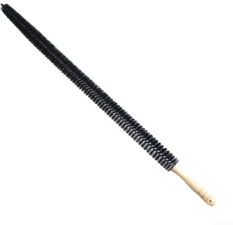 Todikaper Radiator Cleaner Brush Long Thin Bendable Duster Multi-Purpose Cleaning Tool for Hard-to-Reach Areas Black 75cm