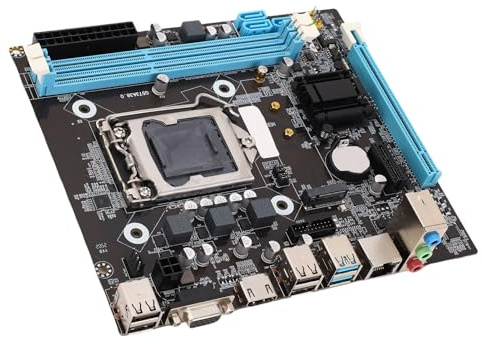 H81 Gaming Motherboard Dual Channel, DDR3 M.2 NVME NGFF 6 Go/S PCIE Slot LGA 1150 Micro ATX PC Motorard for Core I3 I5 I7 E3 V3