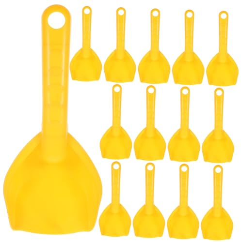 YARNOW 20 Pezzi pale da spiaggia per la spiaggia notizia in anticipo piccolo sandbox kit giocattoli di sabbia giocattoli da spiaggia Pale di sabbia plastica Yellow