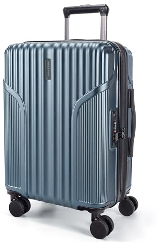 BAGSMART Carry On Luggage 22x14x9 Airline Approved, Lightweight luggage with Spinner Wheels, 20 Inch Expandable Hardside Carry On Suitcase with TSA Lock Rolling Travel suitcase Carry-On, Royal Blue