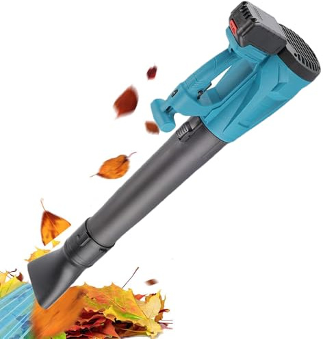 Soplador De Hojas Inalámbrico Portátil, Limpiador De Hojas Eléctrico De Mano Con Batería Recargable, 6 Velocidades Ajustables Y 24000 RPM, Larga Vida Útil, Para Limpiar Césped, Patio Y Parque