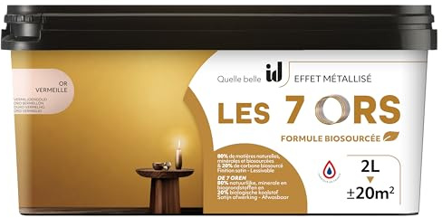 ID PEINTURE EFFET MÉTALLISÉ 7 ORS OR VERMEILLE 2L PARIS