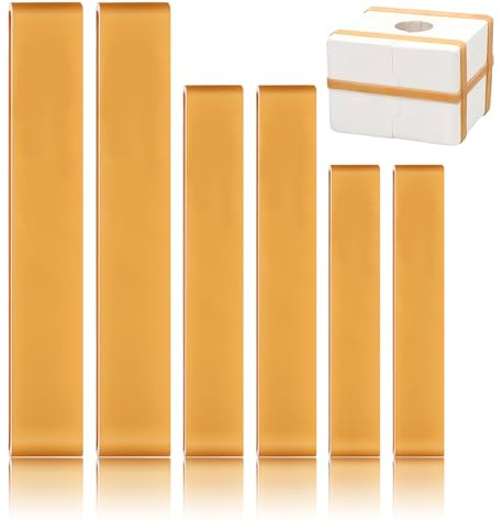 Generico Set da 6 Elastici Spessi in Gomma per Stampi in Gesso, Fasce Elastiche Grandi e Lunghe per Fissaggio Ceramica, Legno e Plastica, Strumenti per Argilla e Artigianato Fai da