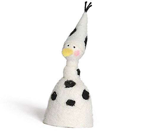 Felt egg cosy Stand with Duck Dots