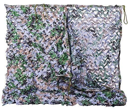 NINAT Tarnnetz Camouflage Netz Digital 3M x 6M Jagd Tarn Waldlandschaft Outdoor Bundeswehr Tarn Armee Bundeswehr Army Camo Tarnung Net BW Camping