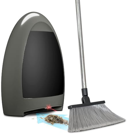 EyeVac Home Touchless Vacuum, Dual High Efficiency Filtration, Corded, Bagless, Automatic Sensors, 1000 Watt (Stone w/Black Canister)