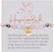 BESTE FREUNDIN GESCHENKE ROSENQUARZ ARMBAND, Edelstein Armband als Freundschaftsarmband Quarz (Rosen Quarz)