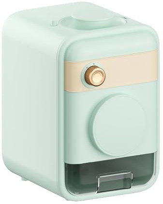 VoOqo Rallador de Queso eléctrico, Ensaladora eléctrica de 90MM, Rallador eléctrico para Frutas y Verduras, Celadon Green