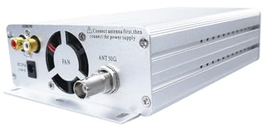 yasoe Trasmettitore FM Stereo 15W Radio FM 76-108Mhz BNC Multifunzionale Portatile Trasmettitore Pratico Durevole Facile da Installare