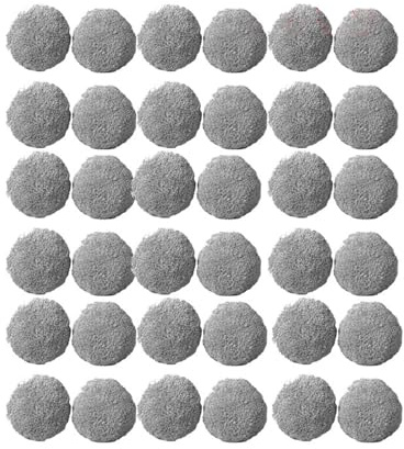 EZIEYWKE Robot Limpiacristales Universal, Trapeador Redondo, Accesorio For Aspiradora, Paño De Limpieza, Compatible con Purerobo W-R3S, Hobot 168 Y 188 Weeper.(36pcs)
