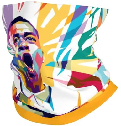 Winter Wärme Custom Fußball Geschenk Mbappes Art Bandana Winter Halswärmer Frauen Winddicht Wrap Face Schal für Wandern Gamasche Stirnband