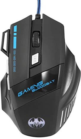 CSZH Gaming Souris Gamer Filaire Ordinateur Mause Souris pour Pro Gamer 5500 DPI 7 Boutons LED USB Optical Mouse sem fio Drop Shipping