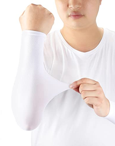 ioutdoor Arm Sleeves Kühlung UPF50+, Armstulpen Kompression UV-Schutz | Kompression Sonnenschutz Arm Ärmel, Elastische, Atmungsaktiv, Anti-Rutsch, Kein Verblassen, Pillingresistent, Ärmlinge Unisex