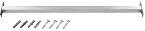 Tidyard Adjustable Window Bar Security - Silver Steel, 710-1200mm, Custom Fit for Home Protection Model144515
