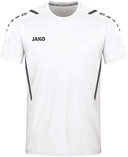 JAKO Herr Trikot Challenge Jersey, Vit/Antracitljus, S