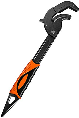 CHENGNAN Juego de Herramientas Universal Llaves Inglesas Multifunción Ajustable Bloqueo Automático Rápido con Mango Cómodo 14-60mm