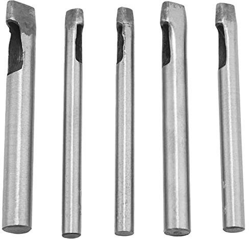 Lochbohrer-Set für Löcher in ovaler Form, 5 Stück, Lochset für Leder (4 x 6 mm, 4 x 7 mm, 4 x 8 mm, 4 x 10 mm, 4 x 12 mm)