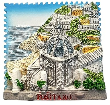 Positano Kühlschrankmagnet Amalfi Küste Italien 3D Reise Souvenir Kühlschrank Dekoration Magnetaufkleber Handwerk Kollektion