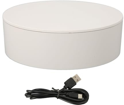 Um 360 Grad Drehbarer Präsentationsständer für Schmuckuhrenbecher, 5 Kg Maximale Belastung, Automatischer Elektrischer Drehteller mit Einstellbarer Geschwindigkeit und Richtung