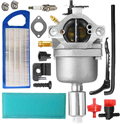 Ewillownm Compatible avec carburateur 799727 pour Briggs & Stratton 799727 698620 794572 14HP 15HP 16HP 17HP 17,5 HP 18HP Intek moteurs tondeuse à gazon Nikki Carb