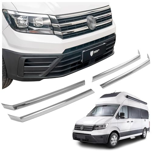 CHROMEMASTER | Compatible con VW Grand California 2019+ | Molduras del Radiador Delantero; Rejillas para el Coche; Acero inoxidable Pulido | Nuevo, Atractivo Aspecto del Vehículo